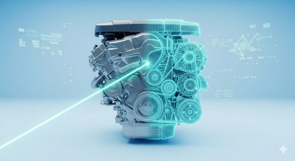 Reverse Engineering engine scan digital overlay